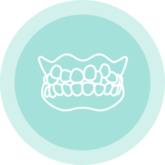 ガタガタ歯並び